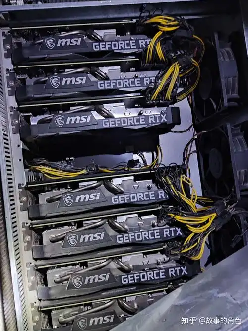 An overview of a bustling mining farm in Canada, showcasing rows of hosted mining rigs and the infrastructure that supports efficient Bitcoin extraction