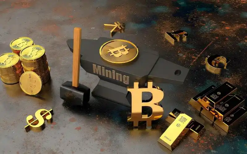 A large mining farm filled with rows of ASIC miners