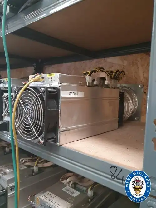 Bitmain Antminer L7 working in a mining farm environment