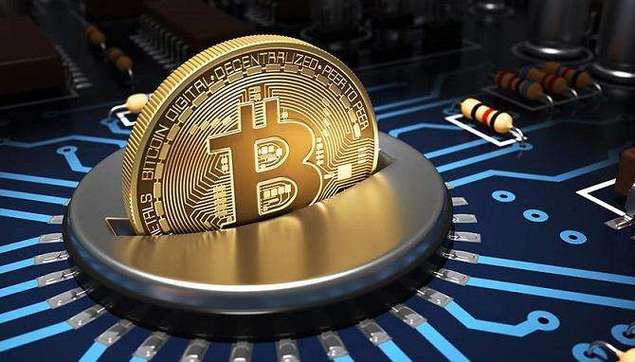 A detailed view of a cutting-edge mining rig optimized for high yields in the evolving cryptocurrency landscape by 2025