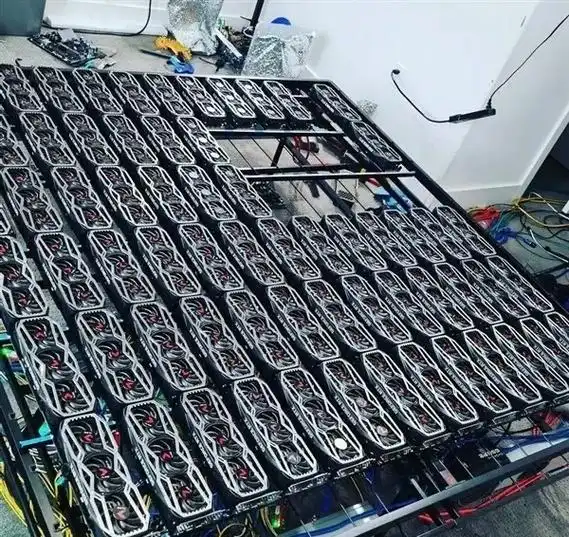 Ethereum mining rig with advanced cooling technology